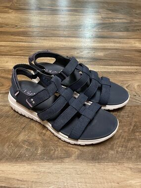 Ryka Women’s Iliana Fisherman Gladiator Sandals Navy Blue Active Outdoor Size 10